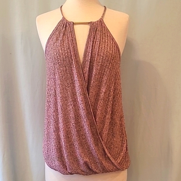 Ella moss sleeveless top rose gold NWT szS - Picture 2 of 5